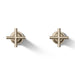 KOHLER K-T14429-3 Purist Deck- or wall-mount bath faucet handle trim with cross design, vibrant brushed bronze - view 2
