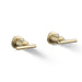 KOHLER K-T14429-4 Purist Deck- or wall-mount bath faucet handle trim with lever design, vibrant french gold - view 2