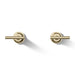 KOHLER K-T14429-4 Purist Deck- or wall-mount bath faucet handle trim with lever design, vibrant french gold - view 3