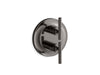 KOHLER K-T14489-4 Purist MasterShower temperature and volume control valve trim, vibrant titanium