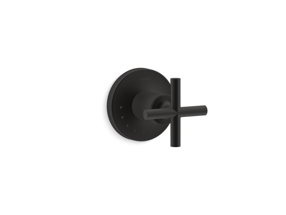 KOHLER K-T14490-3 Purist MasterShower volume control valve trim with cross handle