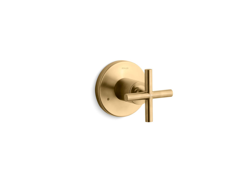 KOHLER K-T14491-3 Purist MasterShower transfer valve trim with cross handle