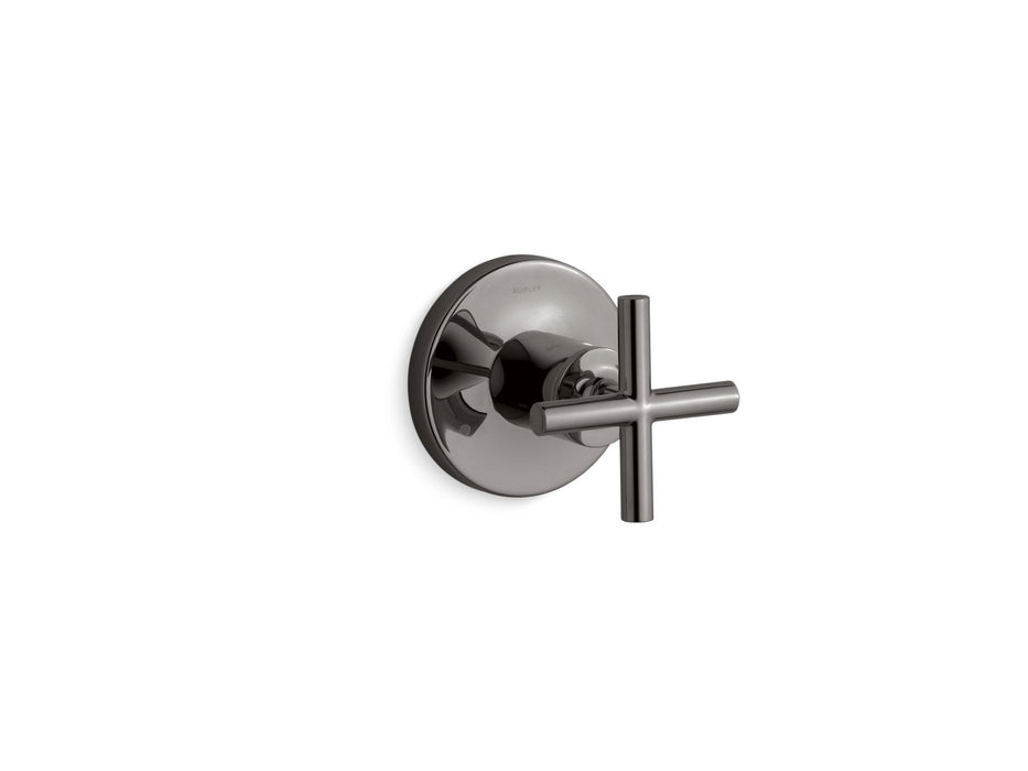 KOHLER K-T14491-3 Purist MasterShower transfer valve trim with cross handle