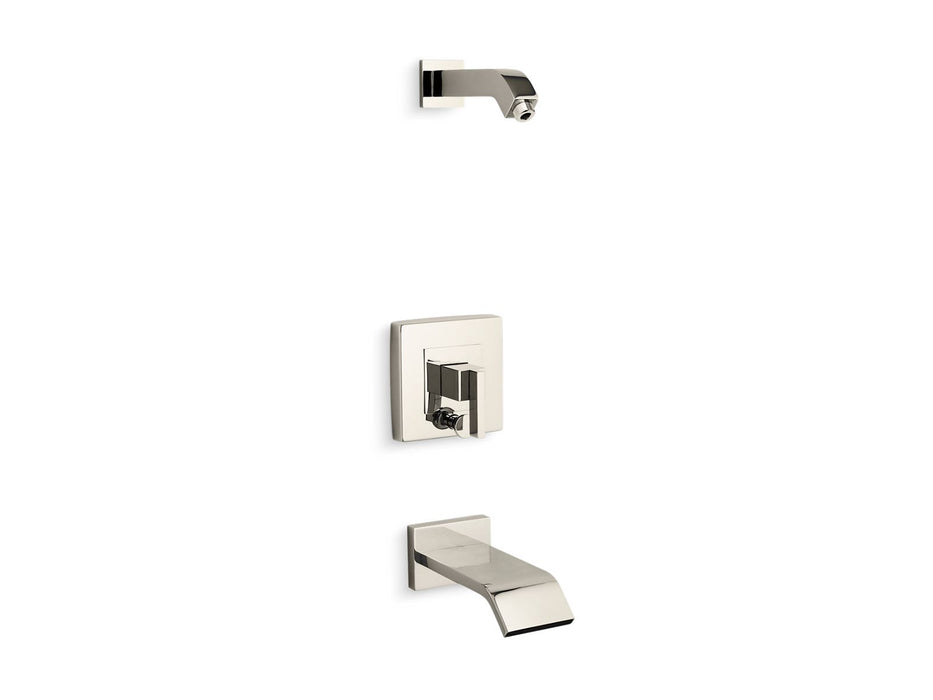 KOHLER K-T14664-4L Loure Rite-Temp bath and shower trim kit with push-button diverter, without showerhead, vibrant...