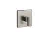 KOHLER K-T14672-4 Loure MasterShower temperature control valve trim, vibrant brushed nickel