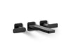 KOHLER K-T23491-4 Parallel Wall-mount bath faucet trim, matte black