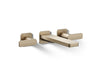 KOHLER K-T23491-4 Parallel Wall-mount bath faucet trim, vibrant brushed bronze