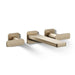 KOHLER K-T23491-4 Parallel Wall-mount bath faucet trim, vibrant brushed bronze - view 2