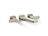 KOHLER K-T23491-4 Parallel Wall-mount bath faucet trim, vibrant brushed nickel