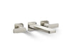 KOHLER K-T23491-4 Parallel Wall-mount bath faucet trim, vibrant polished nickel