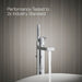 KOHLER K-T23492-4 Parallel Floor-mount bath filler trim with handshower, polished chrome - view 5