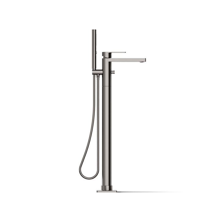 KOHLER K-T23492-4 Parallel Floor-mount bath filler trim with handshower