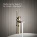 KOHLER K-T23492-4 Parallel Floor-mount bath filler trim with handshower, vibrant brushed bronze - view 4