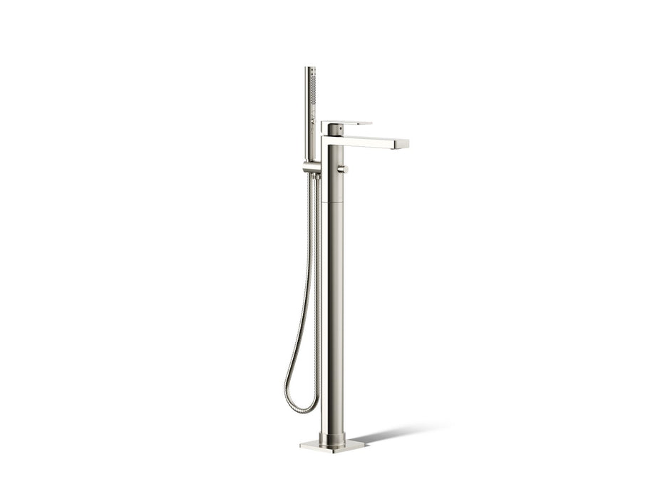 KOHLER K-T23492-4 Parallel Floor-mount bath filler trim with handshower