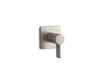 KOHLER K-T23509-4 Parallel Transfer valve trim, vibrant brushed nickel