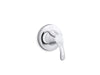KOHLER K-T23951-4 Simplice MasterShower transfer valve trim, polished chrome