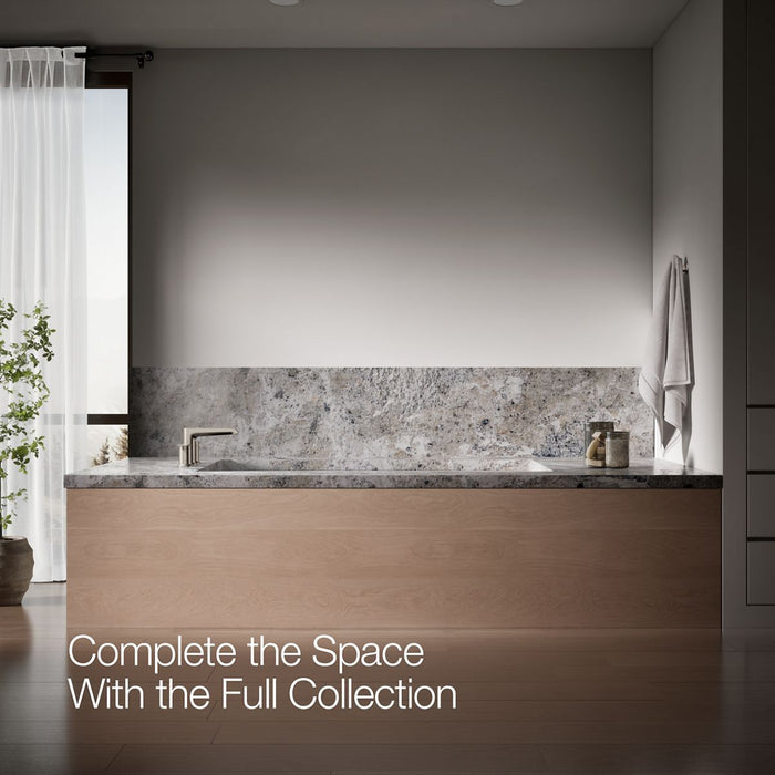 KOHLER K-T25740-4 Hint Deck-mount bath faucet trim, vibrant brushed nickel - view 3