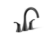 KOHLER K-T26426-4 Simplice Deck-mount bath faucet trim, matte black