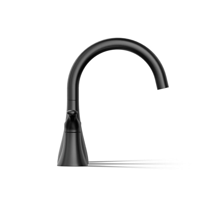 KOHLER K-T26426-4 Simplice Deck-mount bath faucet trim, matte black - view 2