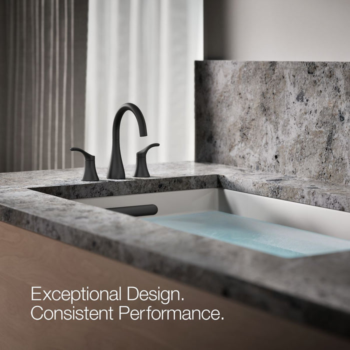 KOHLER K-T26426-4 Simplice Deck-mount bath faucet trim, matte black - view 4