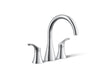 KOHLER K-T26426-4 Simplice Deck-mount bath faucet trim, polished chrome