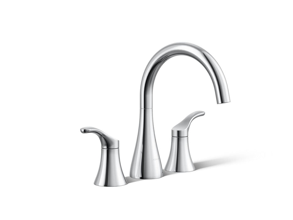 KOHLER K-T26426-4 Simplice Deck-mount bath faucet trim, polished chrome