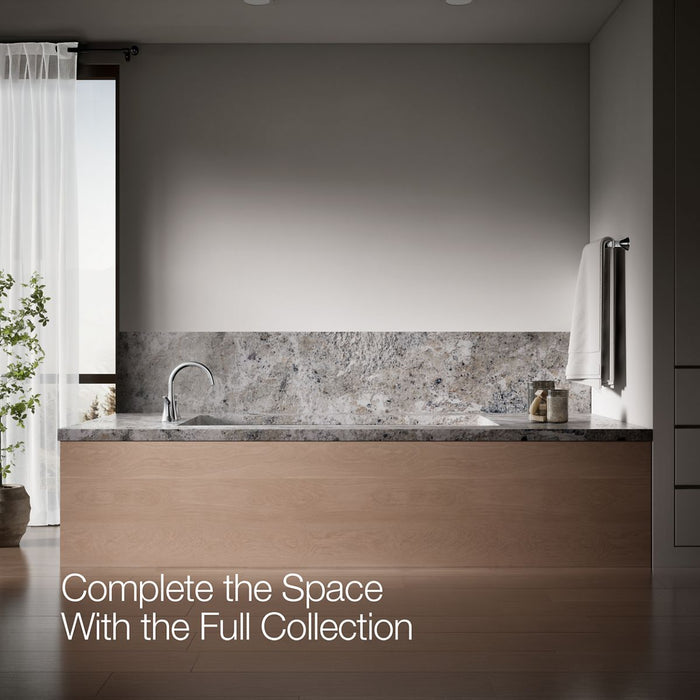 KOHLER K-T26426-4 Simplice Deck-mount bath faucet trim, polished chrome - view 3