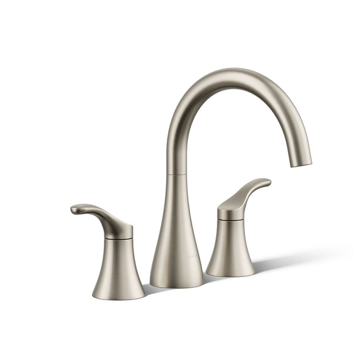 KOHLER K-T26426-4 Simplice Deck-mount bath faucet trim, vibrant brushed nickel - view 4