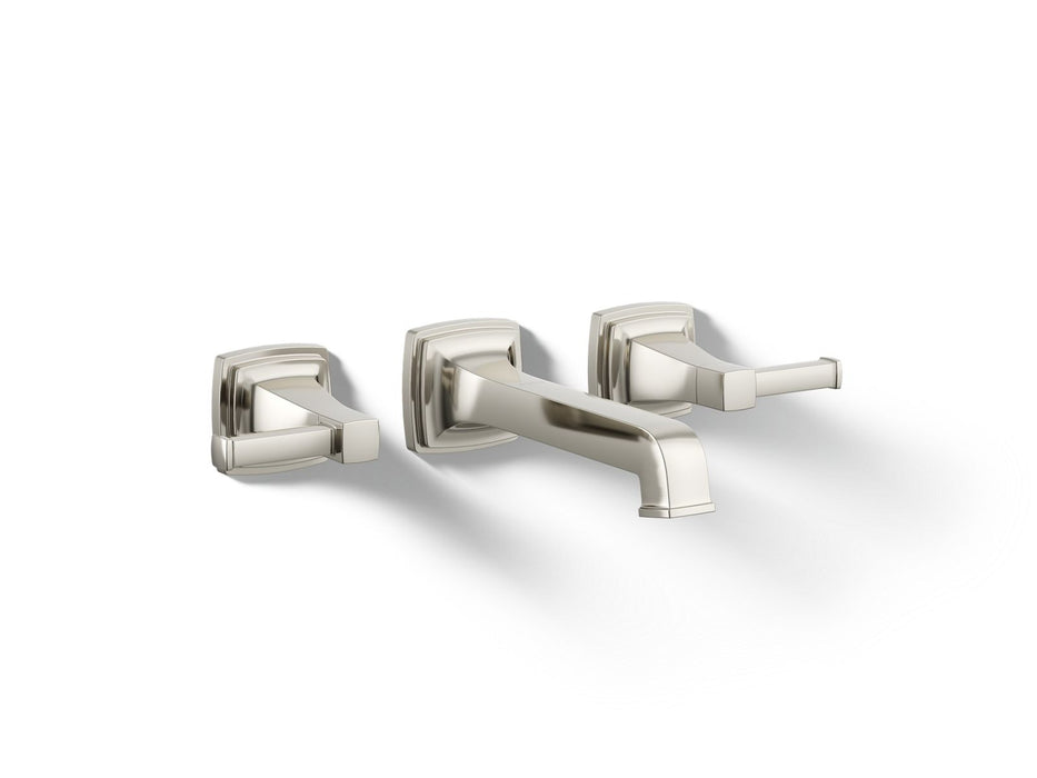KOHLER K-T26432-4 Riff Wall-mount bathroom sink faucet trim, 1.2 gpm, vibrant polished nickel