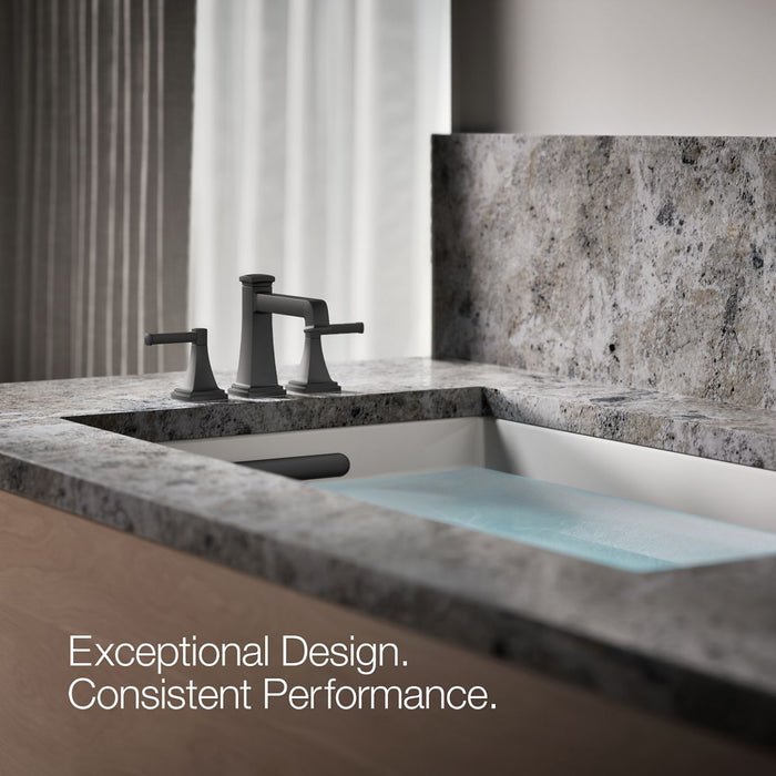KOHLER K-T26436-4 Riff Deck-mount bath faucet trim with diverter, matte black - view 4