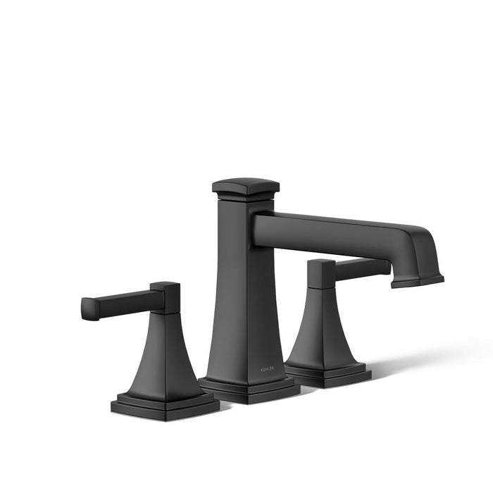 KOHLER K-T26436-4 Riff Deck-mount bath faucet trim with diverter, matte black - view 5