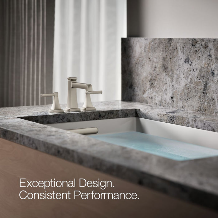 KOHLER K-T26436-4 Riff Deck-mount bath faucet trim with diverter, vibrant brushed nickel - view 4