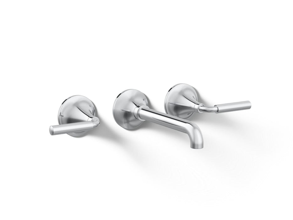 KOHLER K-T26439-4 Tone Wall-mount bathroom sink faucet trim, 1.2 gpm, polished chrome