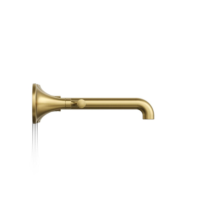 KOHLER K-T26439-4 Tone Wall-mount bathroom sink faucet trim, 1.2 gpm, vibrant brushed moderne brass - view 2
