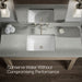 KOHLER K-T26439-4 Tone Wall-mount bathroom sink faucet trim, 1.2 gpm, vibrant brushed nickel - view 3