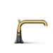 KOHLER K-T26440-4 Tone Deck-mount bath faucet trim with diverter, matte black with brushed moderne brass - view 2