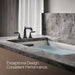 KOHLER K-T26440-4 Tone Deck-mount bath faucet trim with diverter, matte black - view 2