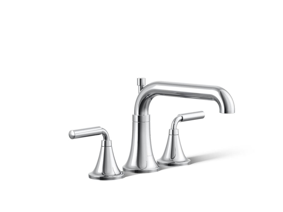 KOHLER K-T26440-4 Tone Deck-mount bath faucet trim with diverter, polished chrome