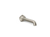 KOHLER K-T27011-ND Occasion Wall-mount bathroom sink faucet spout with Straight design, 1.2 gpm, vibrant brushed nickel