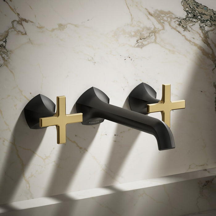 KOHLER K-T27013-3 Occasion Wall-mount bathroom sink faucet Cross handle trim, 1.2 gpm