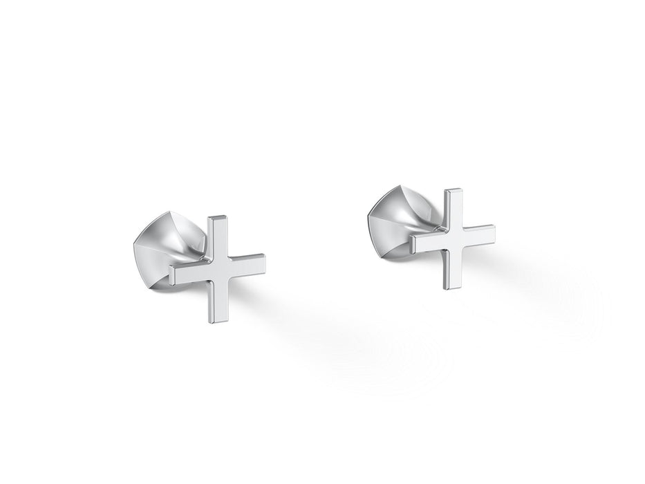 KOHLER K-T27013-3 Occasion Wall-mount bathroom sink faucet Cross handle trim, 1.2 gpm