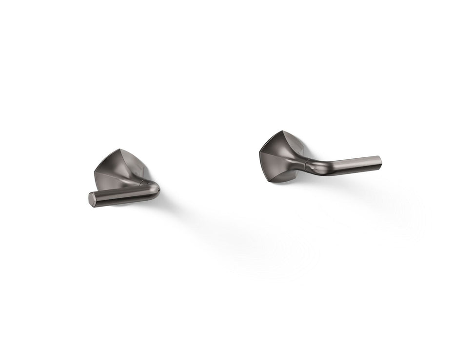 KOHLER K-T27013-4 Occasion Wall-mount bathroom sink faucet Lever handle trim, 1.2 gpm, vibrant titanium