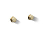 KOHLER K-T27013-9 Occasion Wall-mount bathroom sink faucet Knob handle trim, 1.2 gpm, vibrant french gold
