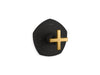 KOHLER K-T27040-3 Occasion MasterShower temperature control valve trim with cross handle, matte black with brushed...