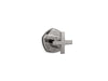KOHLER K-T27041-3 Occasion MasterShower volume control valve trim with cross handle, vibrant titanium