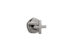 KOHLER K-T27042-3 Occasion MasterShower transfer valve trim with cross handle, vibrant titanium