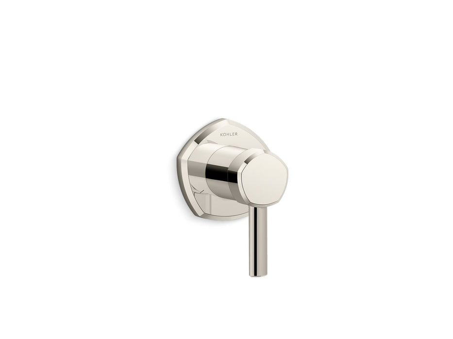KOHLER K-T27042-4 Occasion MasterShower transfer valve trim with lever handle, vibrant polished nickel