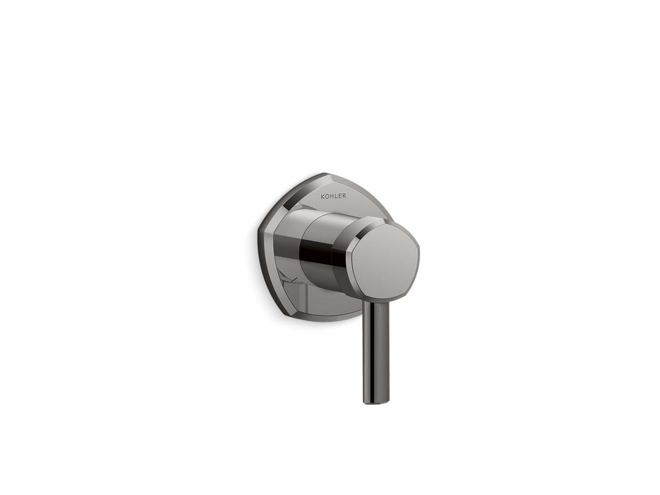 KOHLER K-T27042-4 Occasion MasterShower transfer valve trim with lever handle, vibrant titanium