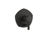KOHLER K-T27044-4 Occasion Rite-Temp valve trim with push-button diverter and lever handle, matte black