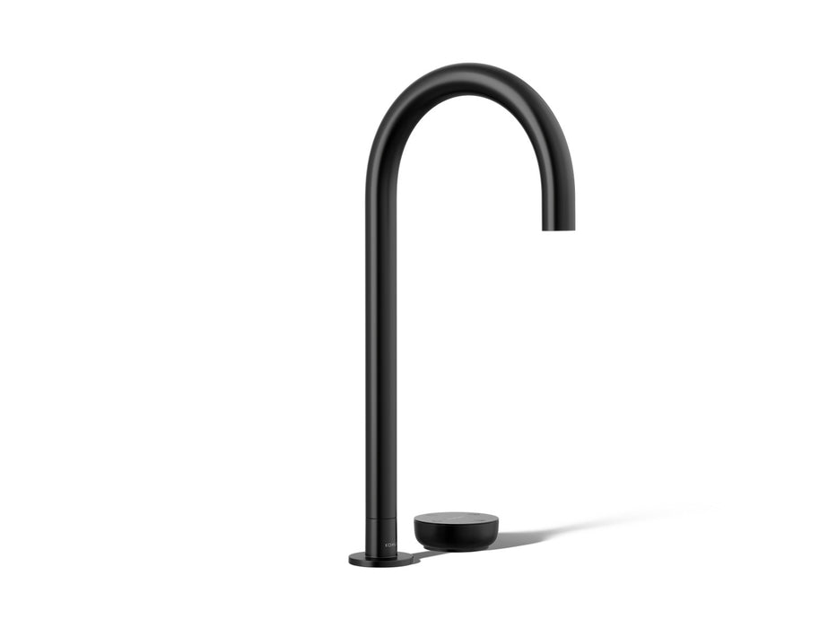 KOHLER K-T30924 Aquifer 4-in-1 tall arc beverage faucet, matte black